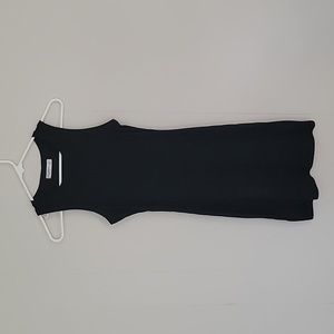 ARIZONA JEAN CO Black Ribbed Tank Dress Size Small